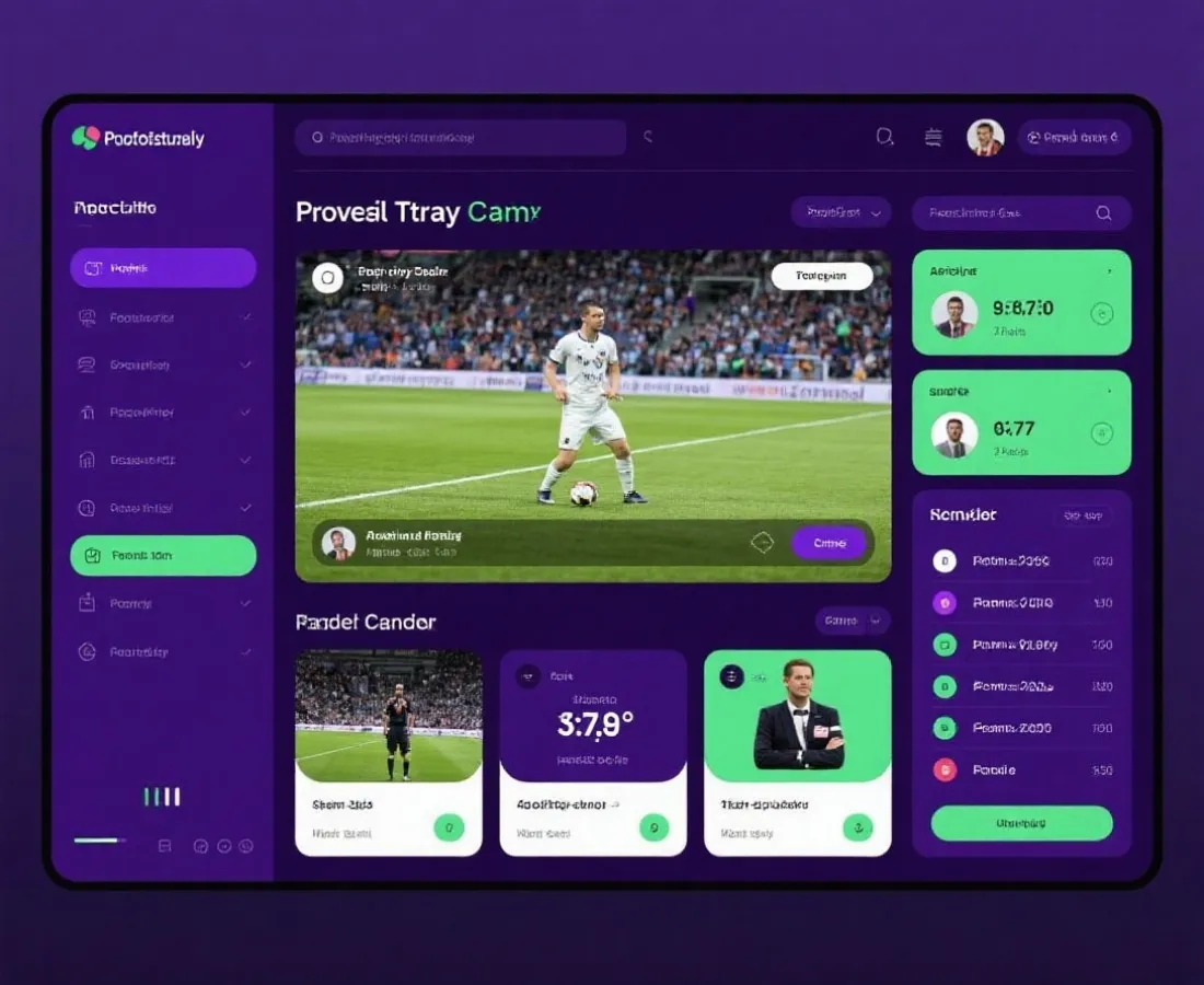 赛事直播与赛程联动界面示意